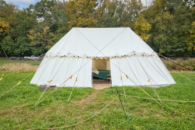 Historically Accurate Round End Marquee Tents For Sale