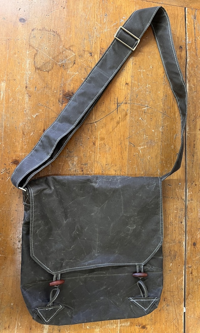 Anything's Possible Oilskin Shoulder Bag/Shoulder Satchel