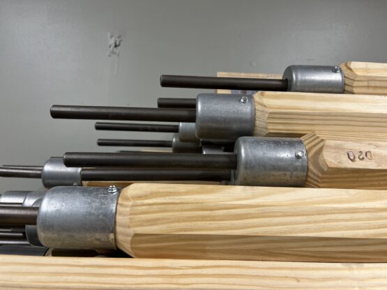 wooden tent poles